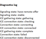 Diagnostics log